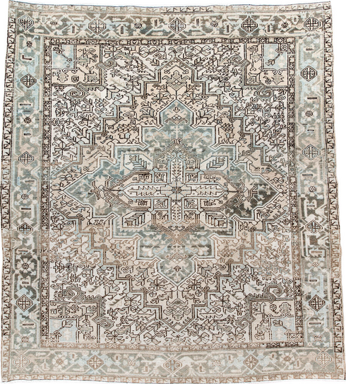 Antique Heriz Area Rug (7' x 8')