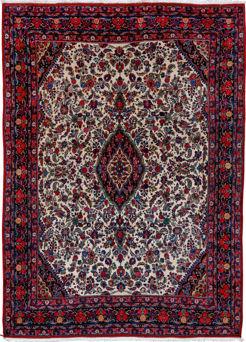 Vintage Bidjar Area Rug (9' x 12')