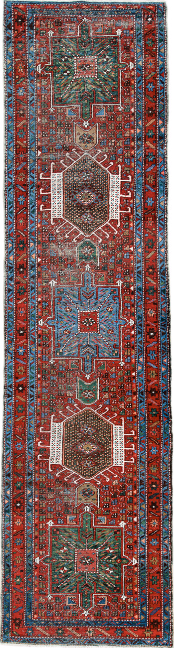 Antique Karaje Runner Rug (2' x 10')