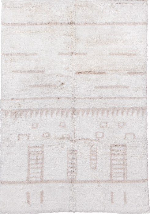 Vintage Moroccan Area Rug (6' x 9')