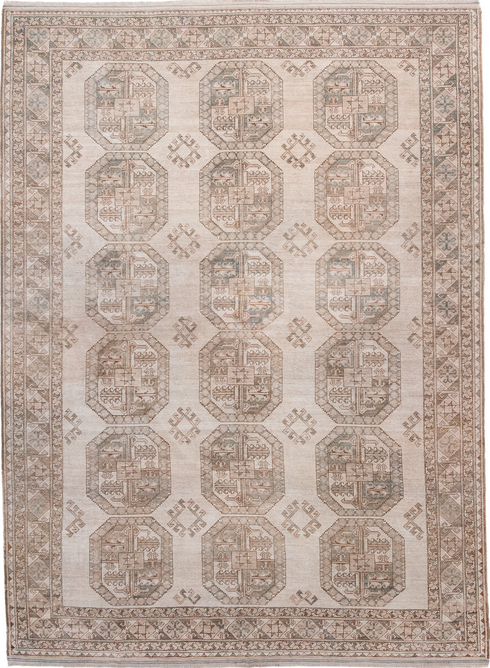 Antique Afghan Area Rug (7' x 10')