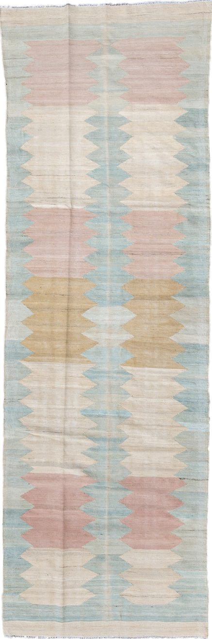 Vintage Kilim Runner Rug (3' x 9')