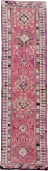 Vintage Kilim Runner Rug (3' x 11')