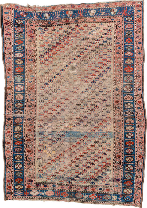 Vintage Kurd Area Rug (4' x 6')