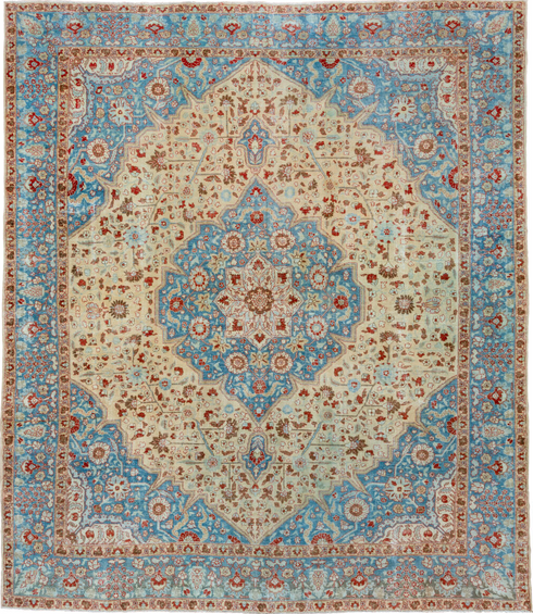 Vintage Tabriz Area Rug (11' x 13')
