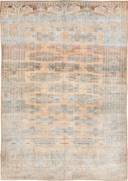 Antique Yamoud Area Rug (4' x 5')