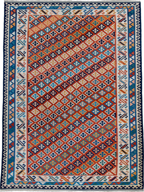 Vintage Kilim Area Rug (9' x 13')