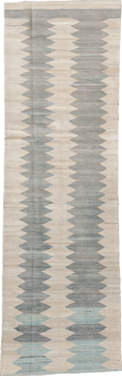 Vintage Kilim Runner Rug (3' x 9')