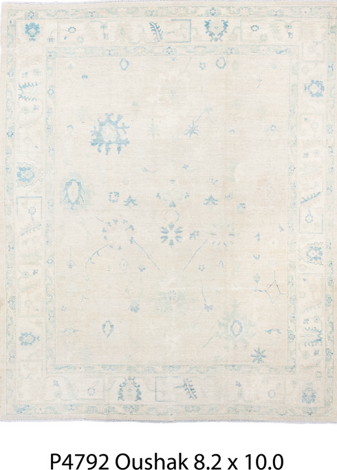 Vintage Oushak Area Rug (8' x 10')