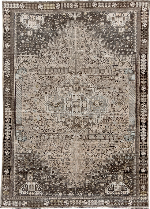 Vintage Shiraz Area Rug (6' x 9')