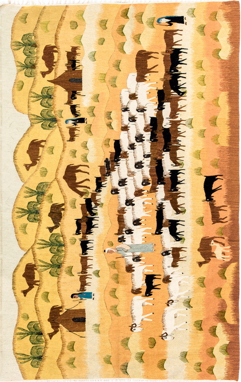 Antique Tapestry Area Rug (5' x 8')