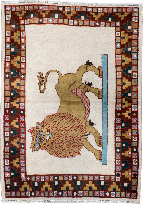 Antique Gabbe Area Rug (3' x 5')