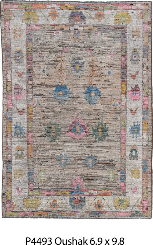 Vintage Oushak Area Rug (6' x 9')