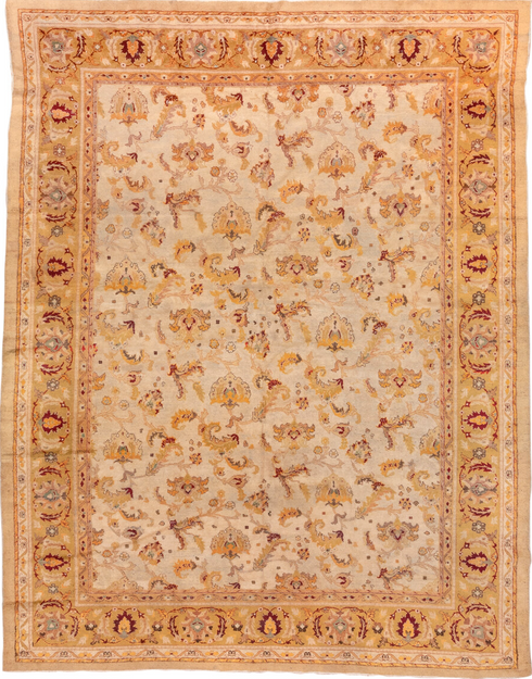 Antique Amritzar Area Rug (9' x 11')