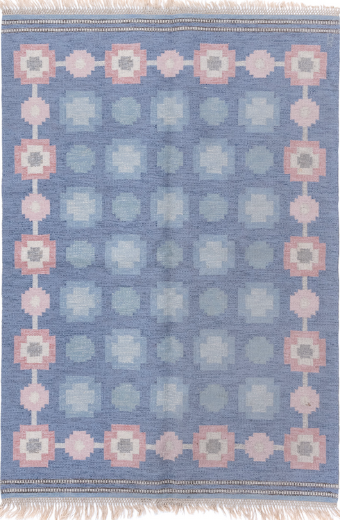 Antique Kilim Area Rug (5' x 8')