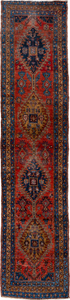 Vintage Heriz Runner Rug (3' x 13')