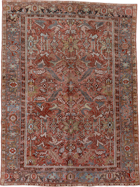 Vintage Heriz Area Rug (6' x 9')