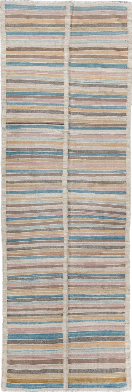 Vintage Kilim Runner Rug (3' x 10')
