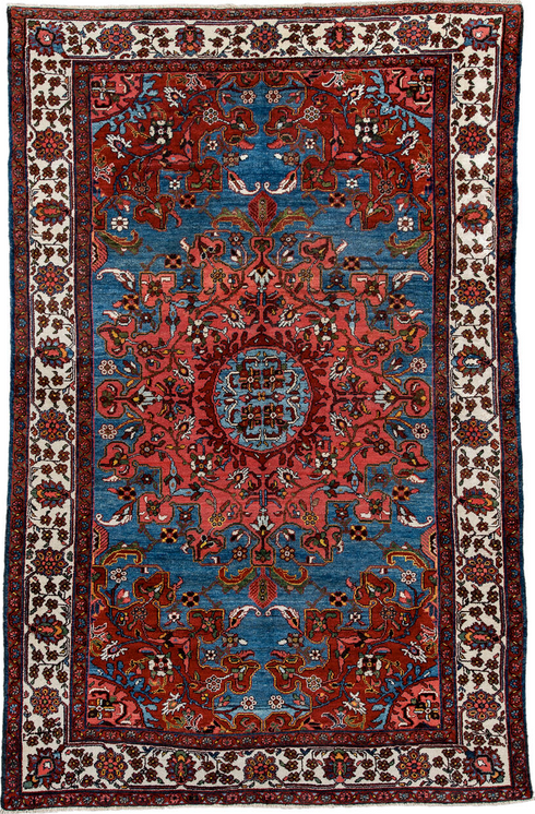 Antique Malayer Area Rug (4' x 6')