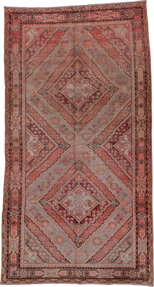 Vintage Khotan Area Rug (4' x 8')