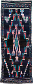 Vintage Moroccan Runner Rug (3' x 7')