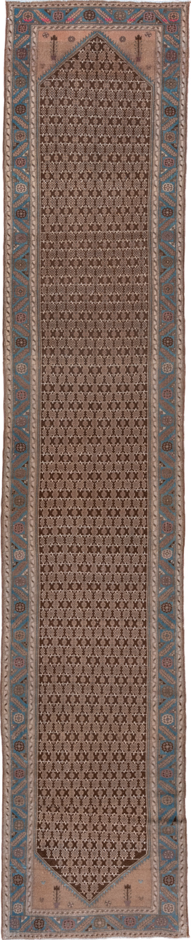 Vintage Malayer Runner Rug (3' x 16')