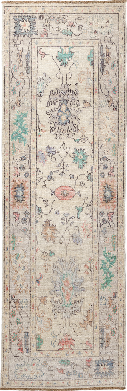 Vintage Oushak Runner Rug (2' x 9')