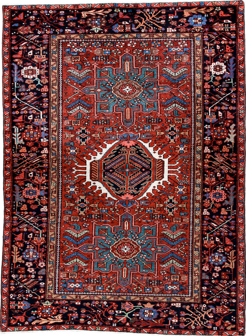 Antique Karaje Area Rug (4' x 6')