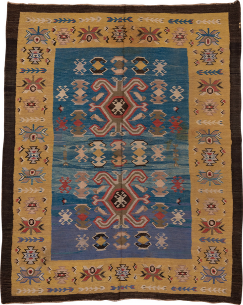 Antique Besserabian Area Rug (6' x 8')