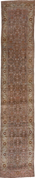 Antique Bidjar Runner Rug (3' x 17')
