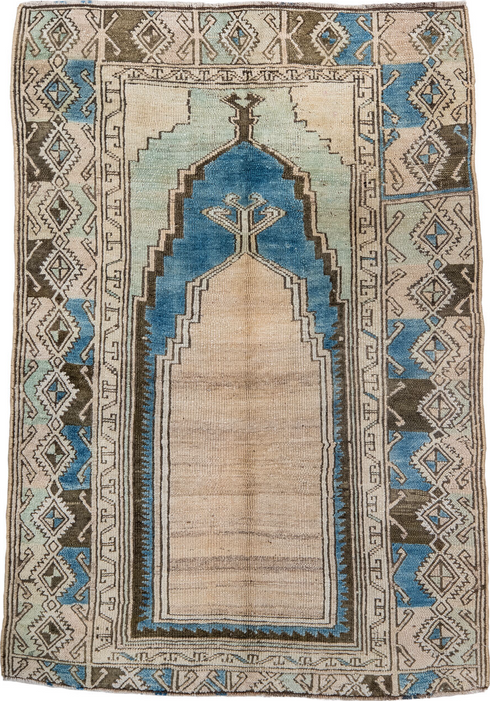 Antique Anatol Area Rug (2' x 4')