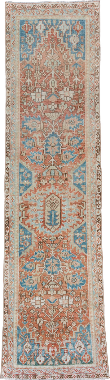 Vintage Heriz Runner Rug (2' x 10')