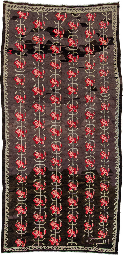 Antique Besserabian Area Rug (5' x 11')