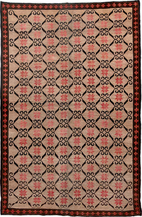 Antique Kars Area Rug (6' x 9')