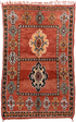 Vintage Moroccan Area Rug (6' x 9')