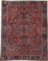 Antique Heriz Area Rug (9' x 12')