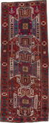 Antique Caucasian Runner Rug (4' x 10')