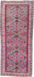 Antique Sumak Runner Rug (4' x 10')