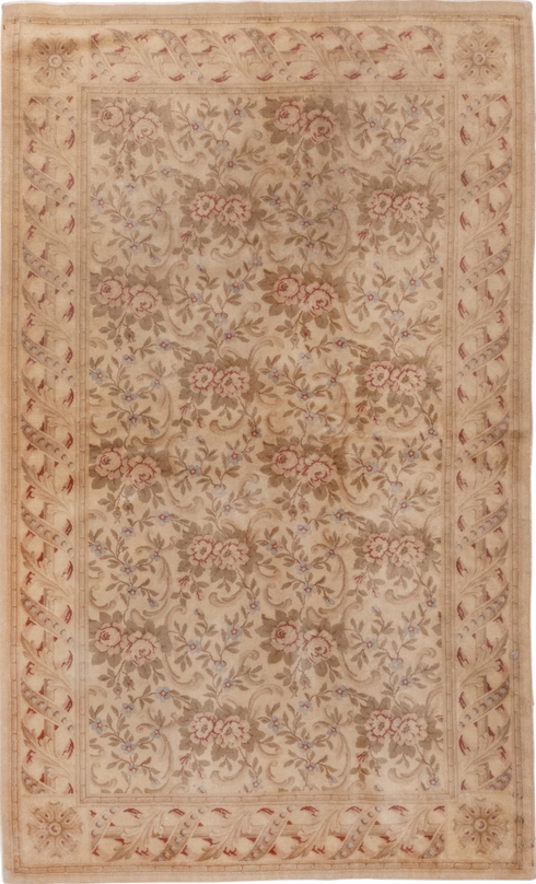 Antique Savonnerie Area Rug (5' x 8')