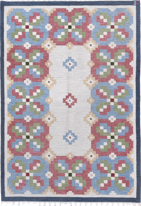 Antique Rollaken Area Rug (5' x 8')