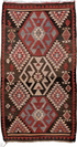 Antique Kilim Area Rug (4' x 7')