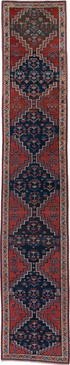 Antique Malayer Runner Rug (2' x 12')