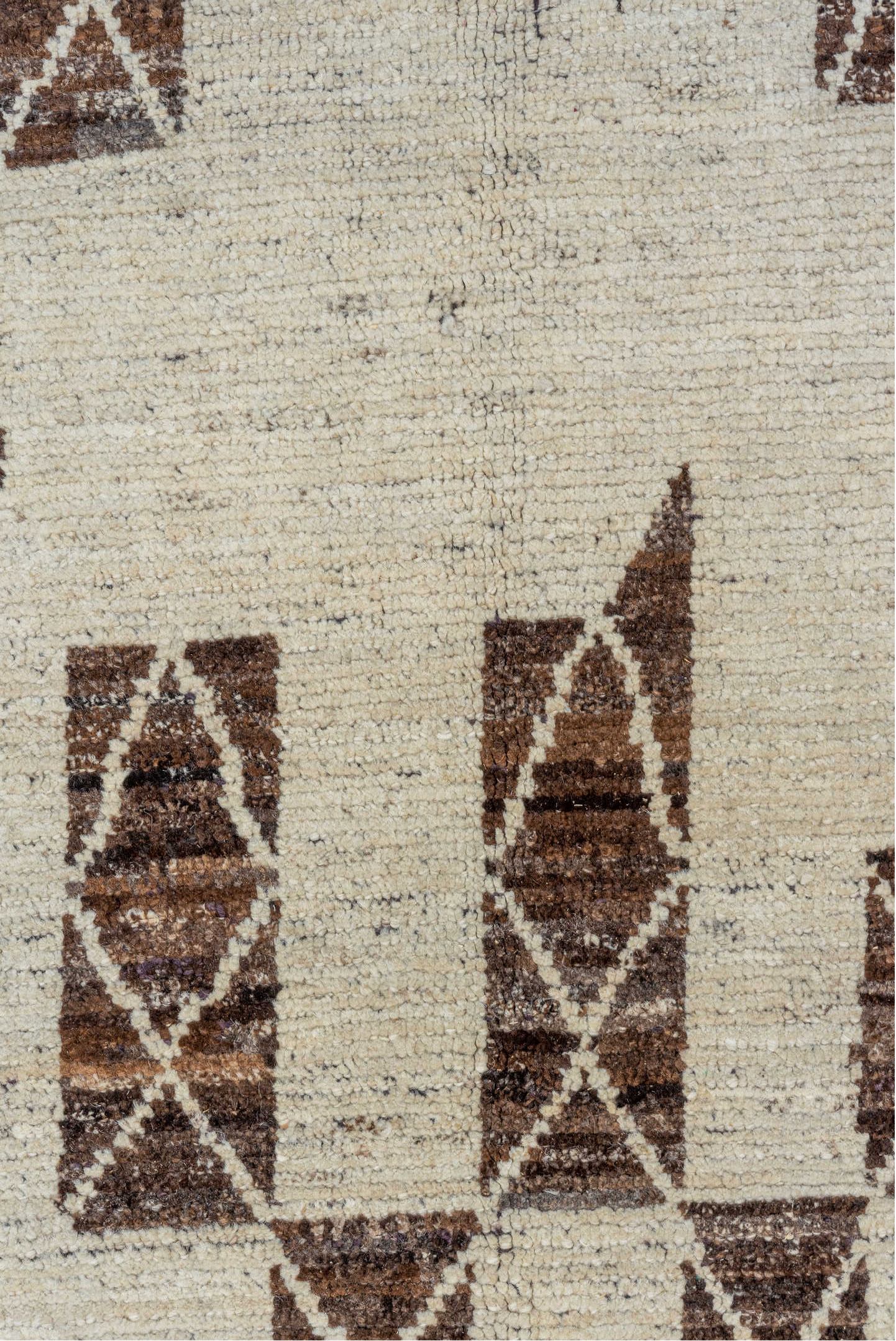 10' x 11' one-of-a-kind handmade vintage Tulu large size rug. Color palette: blue, brown, dim gray, gray, light blue