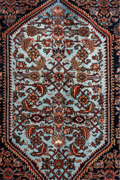 Vintage Sarouk Area Rug (4' x 6')
