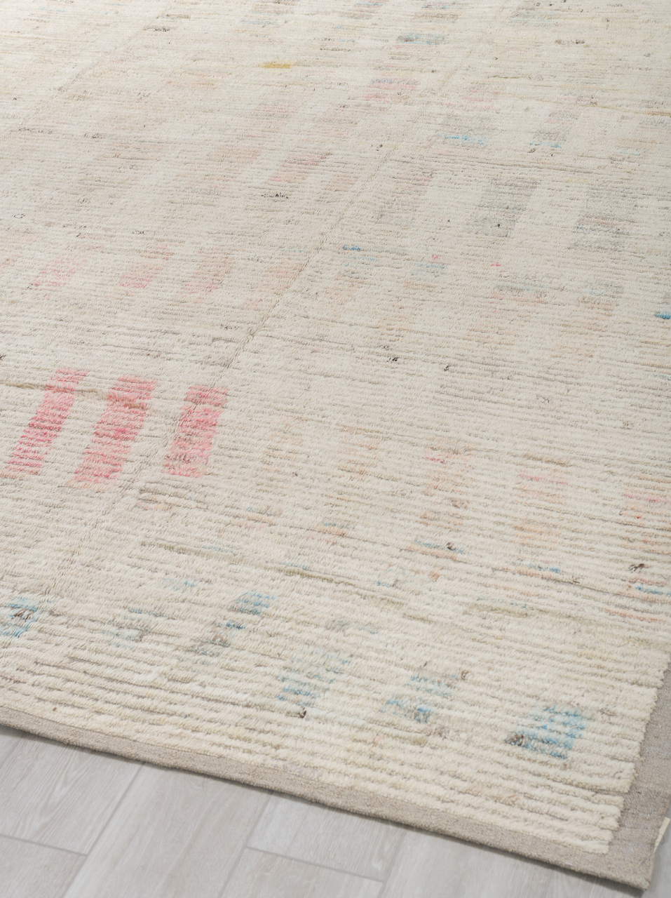 8' x 11' one-of-a-kind handmade vintage Tulu large size rug. Color palette: dark gray, gainsboro, gray, light gray