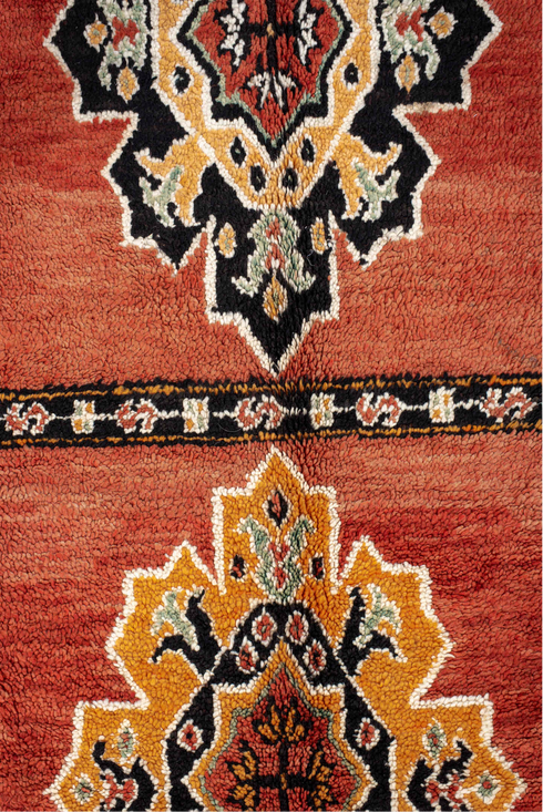 Vintage Moroccan Area Rug (6' x 9')