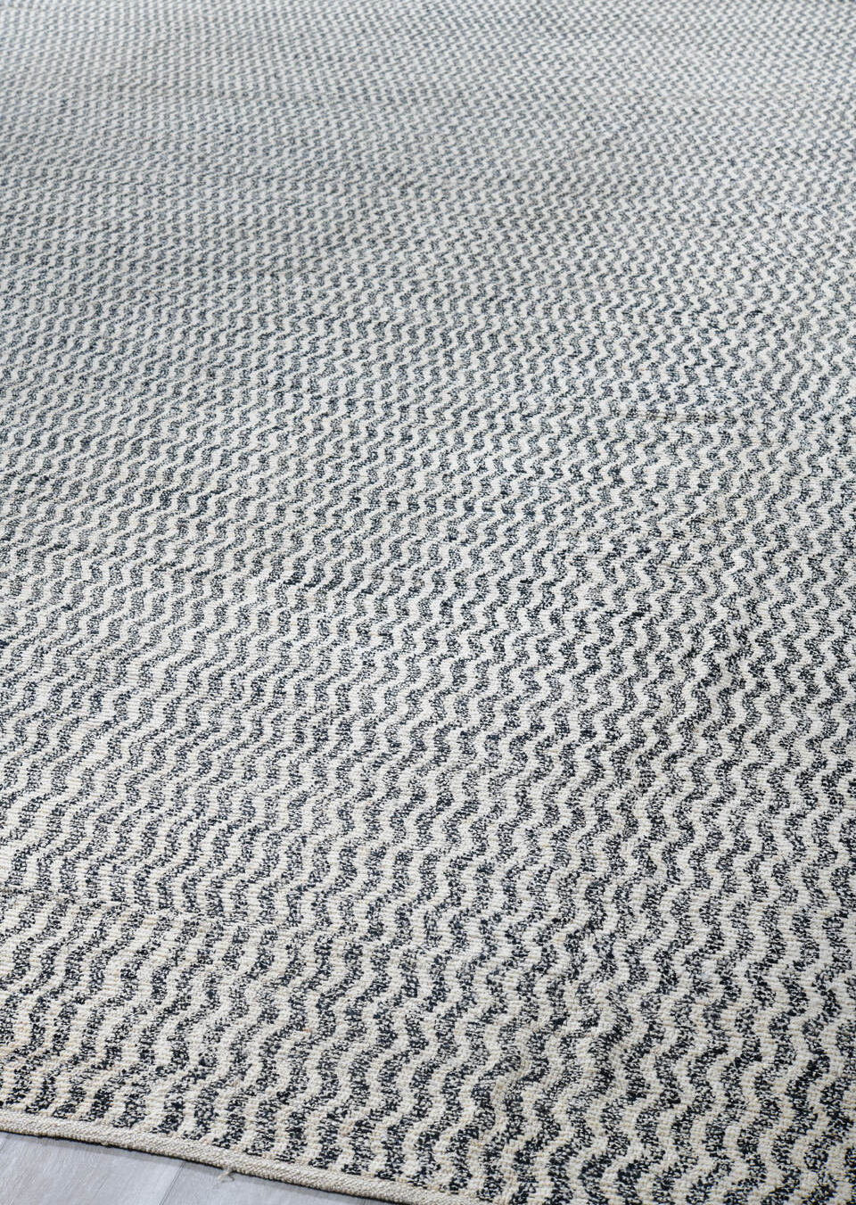 14' x 19' one-of-a-kind handmade vintage Tulu oversize rug. Color palette: black, blue, dark gray, dim gray, gainsboro, gray