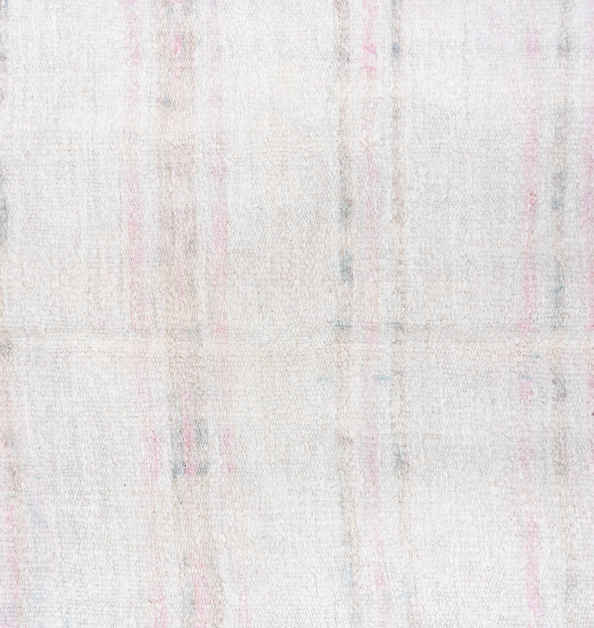 5' x 10' one-of-a-kind handmade vintage Hemp Kilim medium size rug. Color palette: alice blue, gainsboro, ghost white, gray