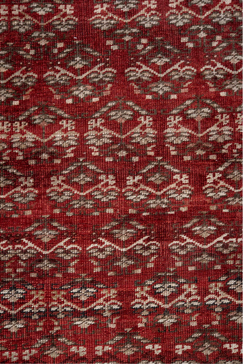 Antique Caucasian Runner Rug (2' x 14')