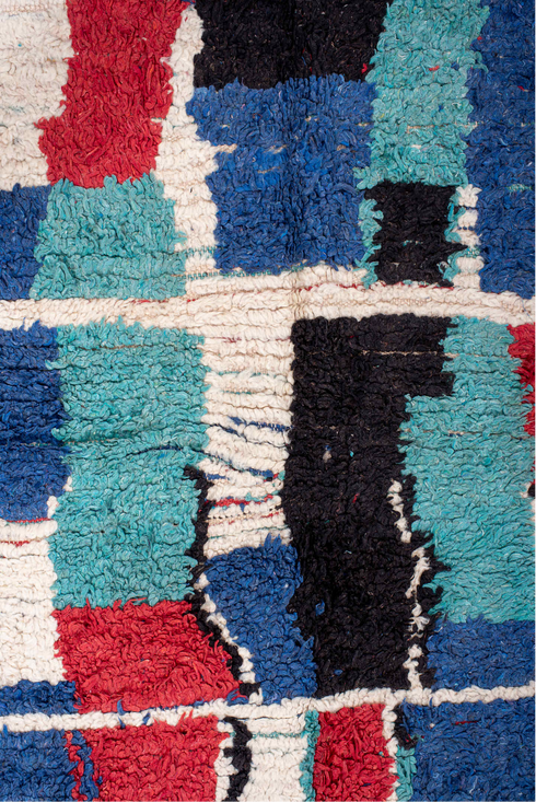 Vintage Moroccan Area Rug (4' x 6')